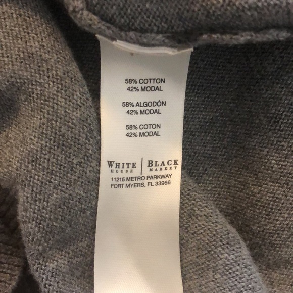 White House Black Market Cheetah Print Sweater - Picture 4 of 4